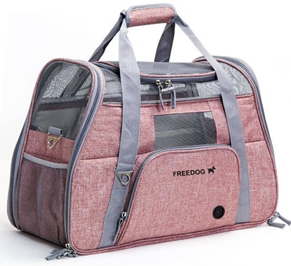 Picture of Freedog Crossworld pink bag
